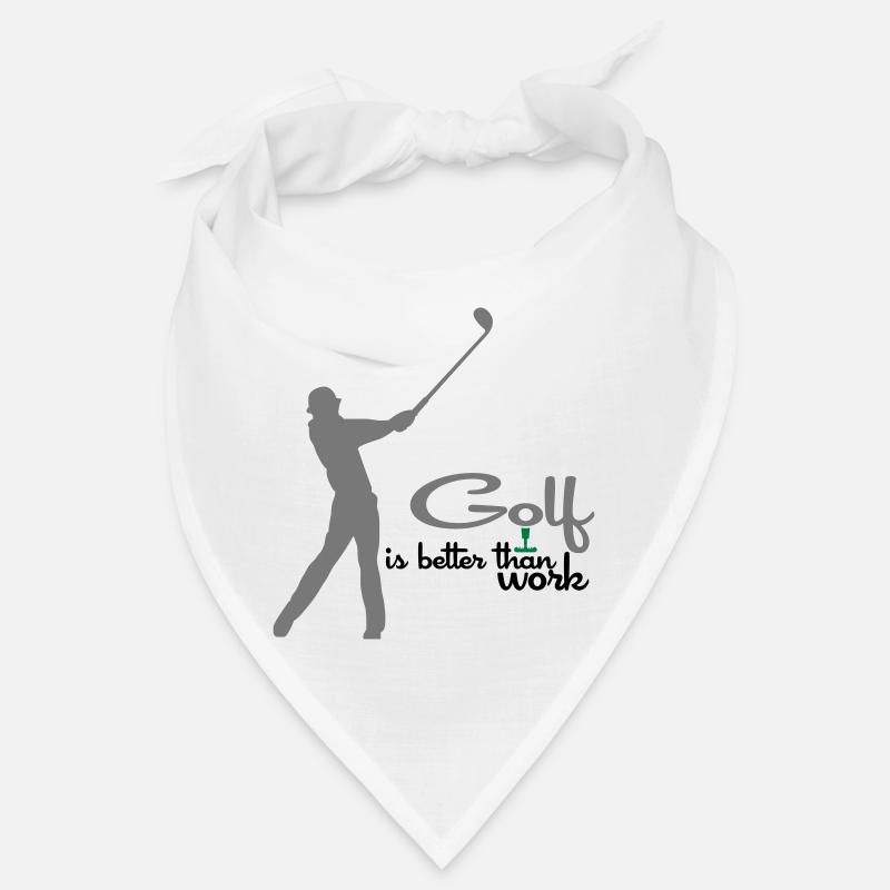 golf - Bandana - blanc