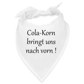 Cola-Korn - Bandana - Weiß - Vorne