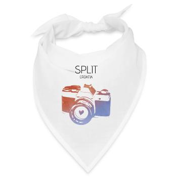 Split, Kroatien - Bandana - Weiß - Vorne