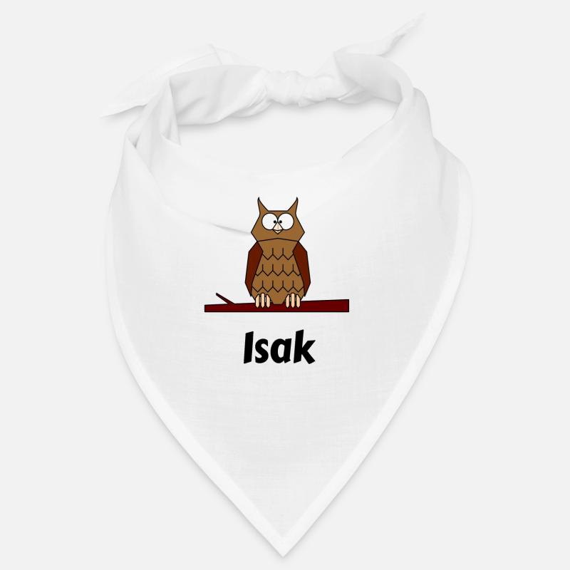 Kinder Schule Geboren Eule Motiv Isak Bandana