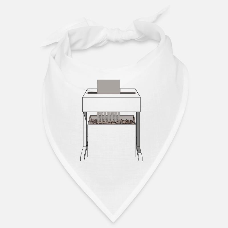 Shredder paper device office idea gift work Bandana