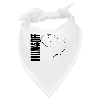BULLMASTIFF Profil WILSIGNS - Bandana - Weiß - Vorne