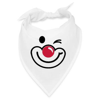Clown - Bandana - Weiß - Vorne