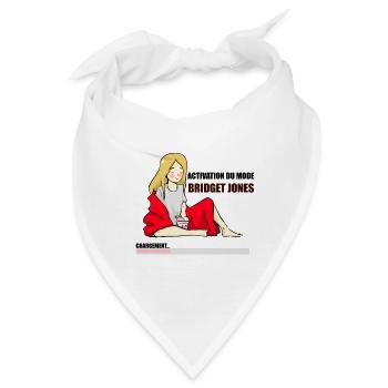 Die Aktivierung von Bridget Jones Stil - Bandana - Weiß - Vorne