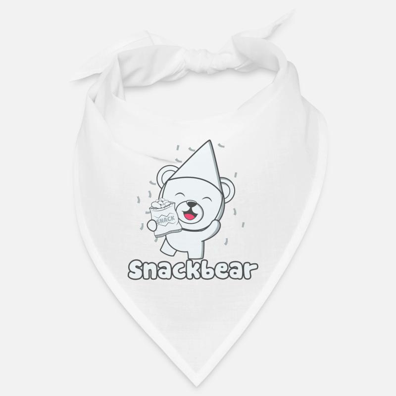 Snack bear / snack bear with hat Bandana