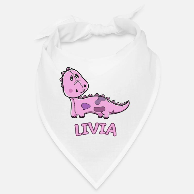 Dinosaurier lustig Kind Livia Geschenk Geburtstag Bandana