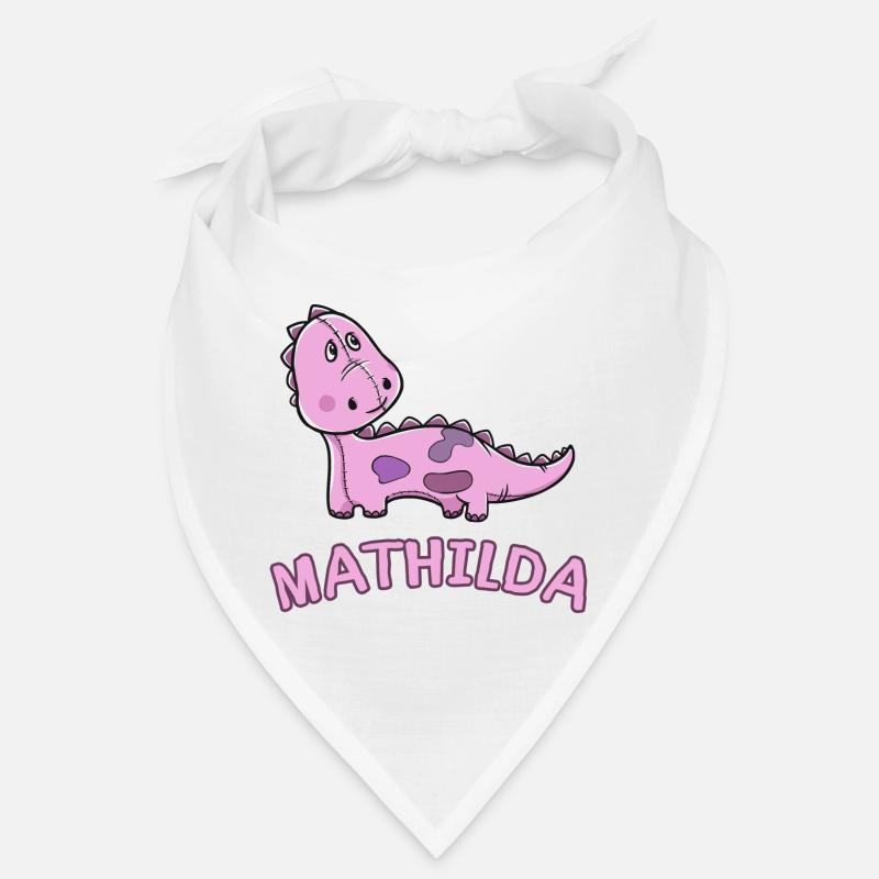Dinosaurier lustig Kind Mathilda Geschenk Geburtst Bandana