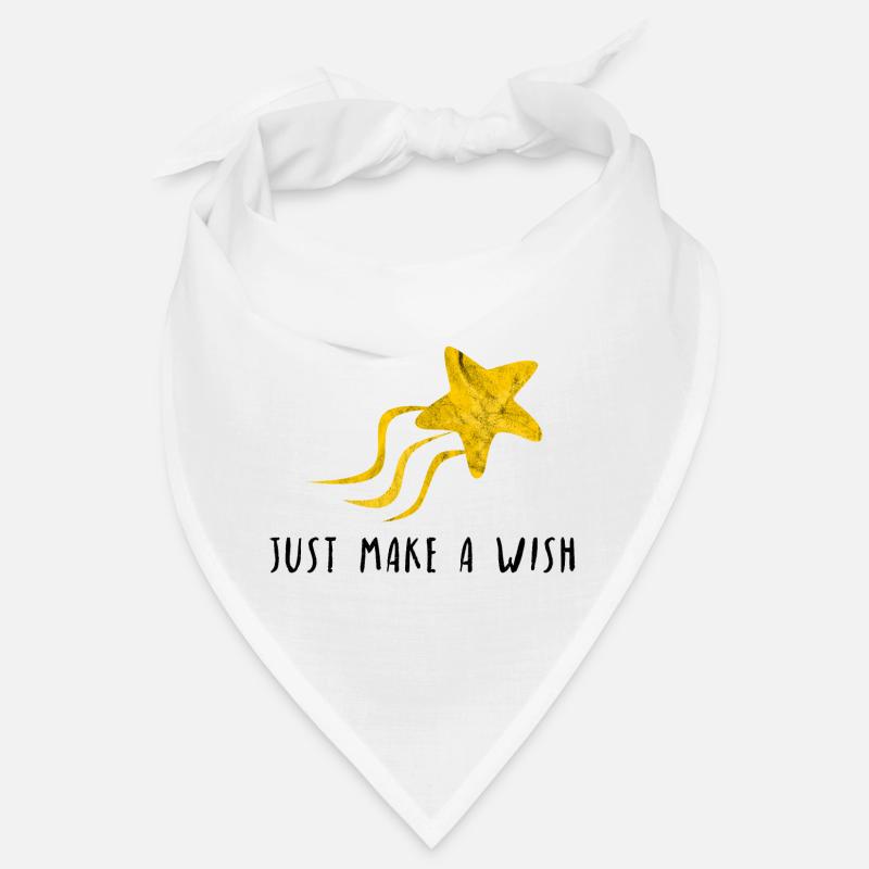 Just make a wish Traum Sternschnuppe Geschenk Idee Bandana