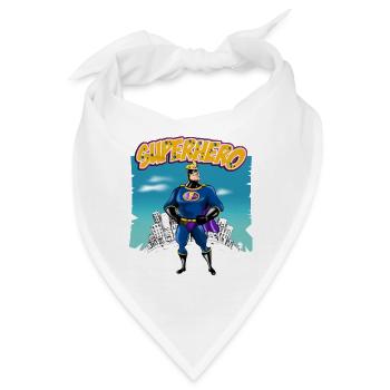 Superheld - Bandana - Weiß - Vorne