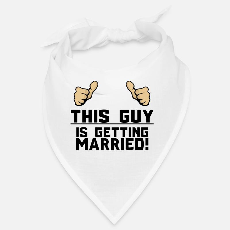 Dieser Kerl Heiratet Hochzeit Spruch Geschenk Idee - Bandana - Weiß