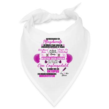 Anforderungen für Pflegeberufe T-Shirt Geschenk - Bandana - Weiß - Vorne