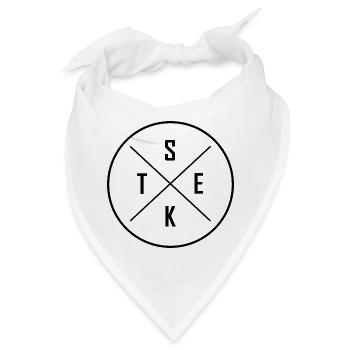 Sekt - Bandana - Weiß - Vorne