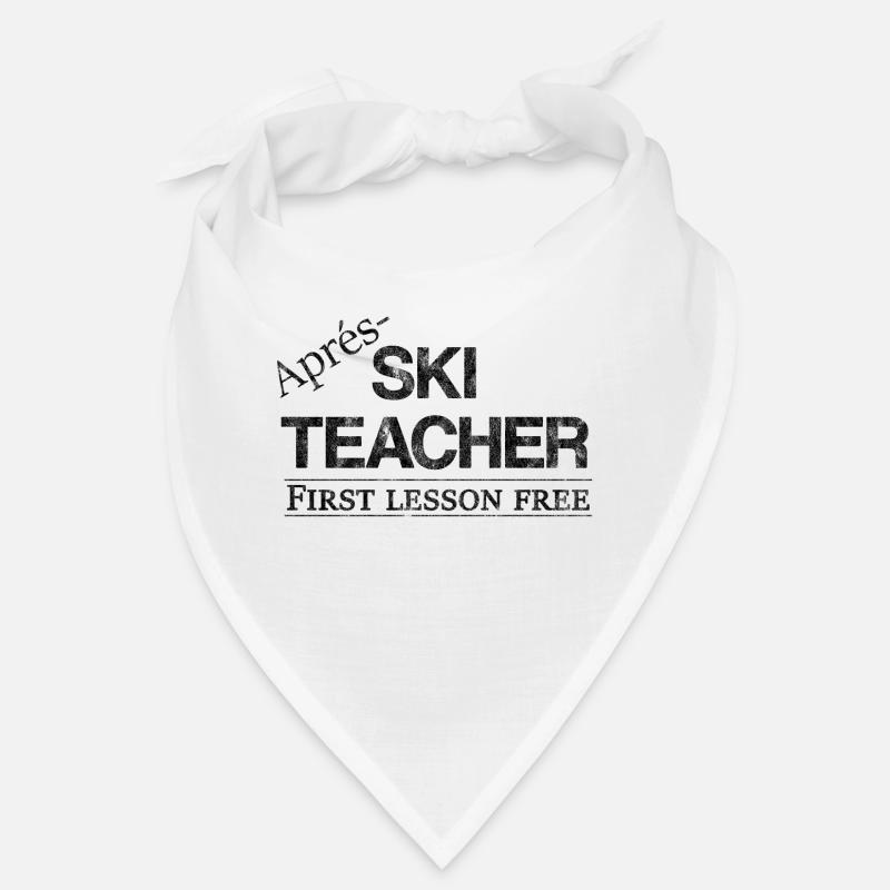 Après-Ski Lehrer Party Spruch Geschenk idee Bandana