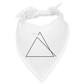 Triangle Linie - Bandana - Weiß - Vorne