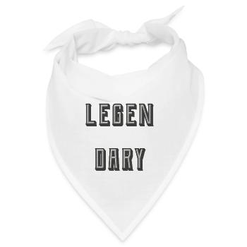legendary - Bandana - Weiß - Vorne