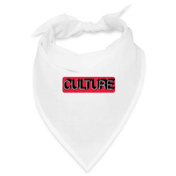 Kultur - Bandana - Weiß - Vorne