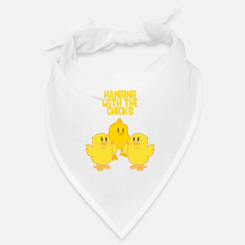 Mit den Chicks abhängen - Bandana - Weiß