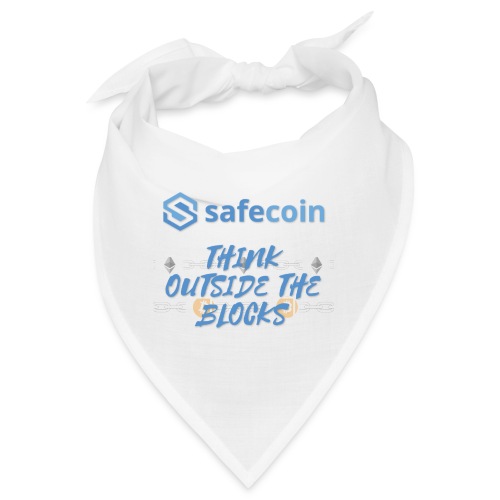 SafeCoin; think outside the blocks (blue) - Bandana