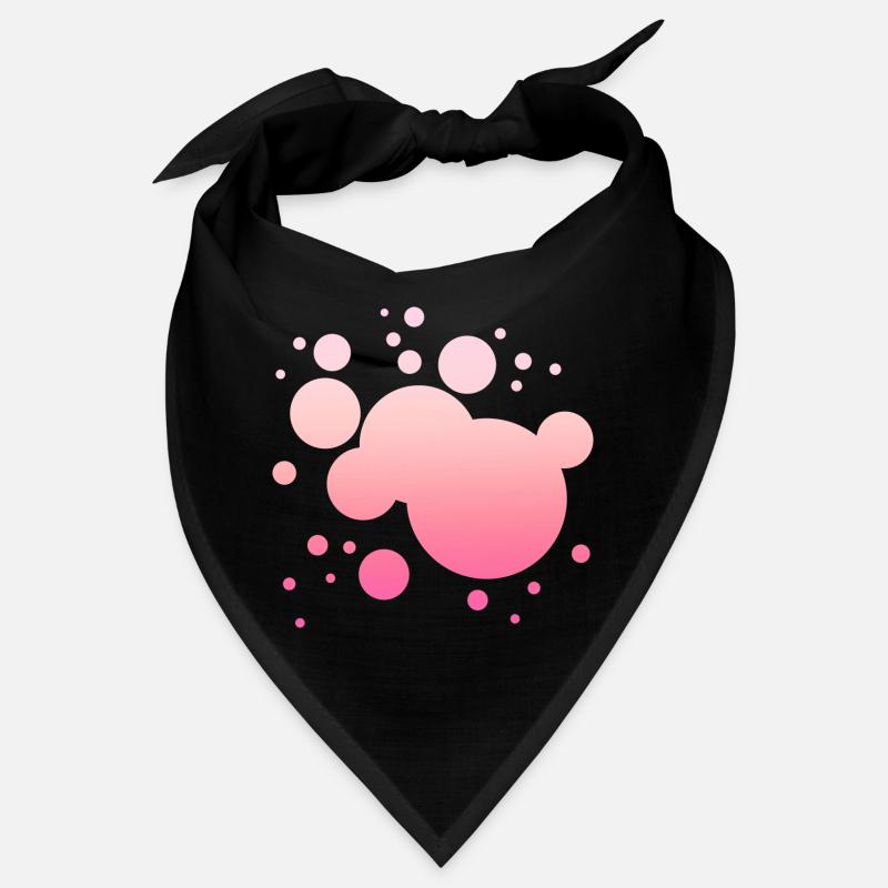 Conception d'éclaboussure de couleur simple éclaboussure de couleur rose Bandana