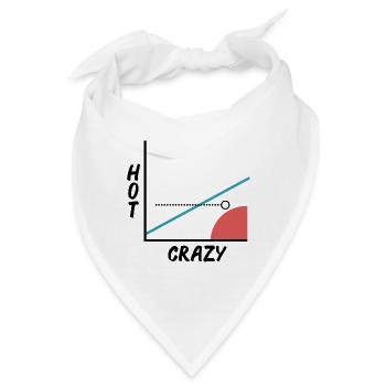 Crazy Hot Skala - Grafik - Graph - Barny - Bandana - Weiß - Vorne