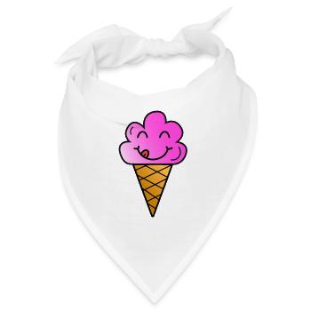 Eis - Bandana - Weiß - Vorne