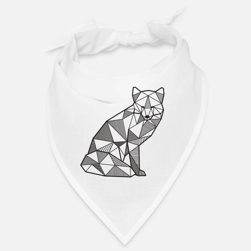 Fuchs Geometrisch fox Geschenk idee Wald wild Tier Bandana