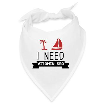 URLAUB - Bandana - Weiß - Vorne