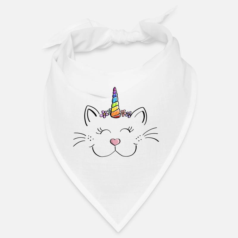 Caticorn - Katze Einhorn - Comic - Fun - Geschenk Bandana