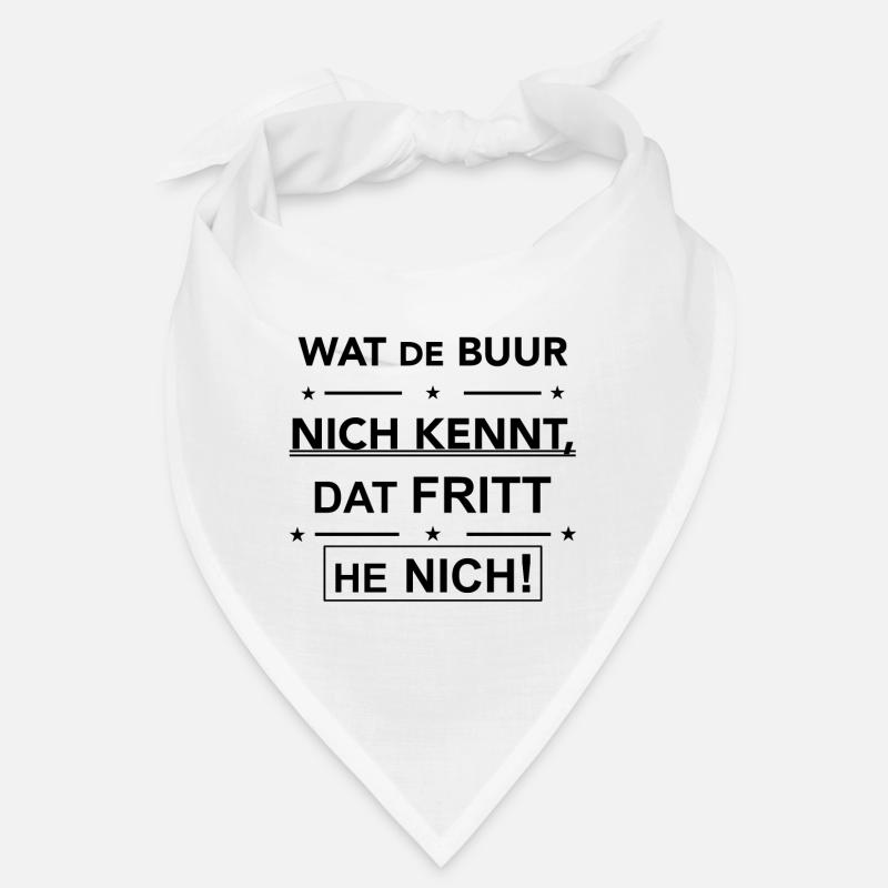 Plattdeutscher Spruch Geschenk Idee Bandana