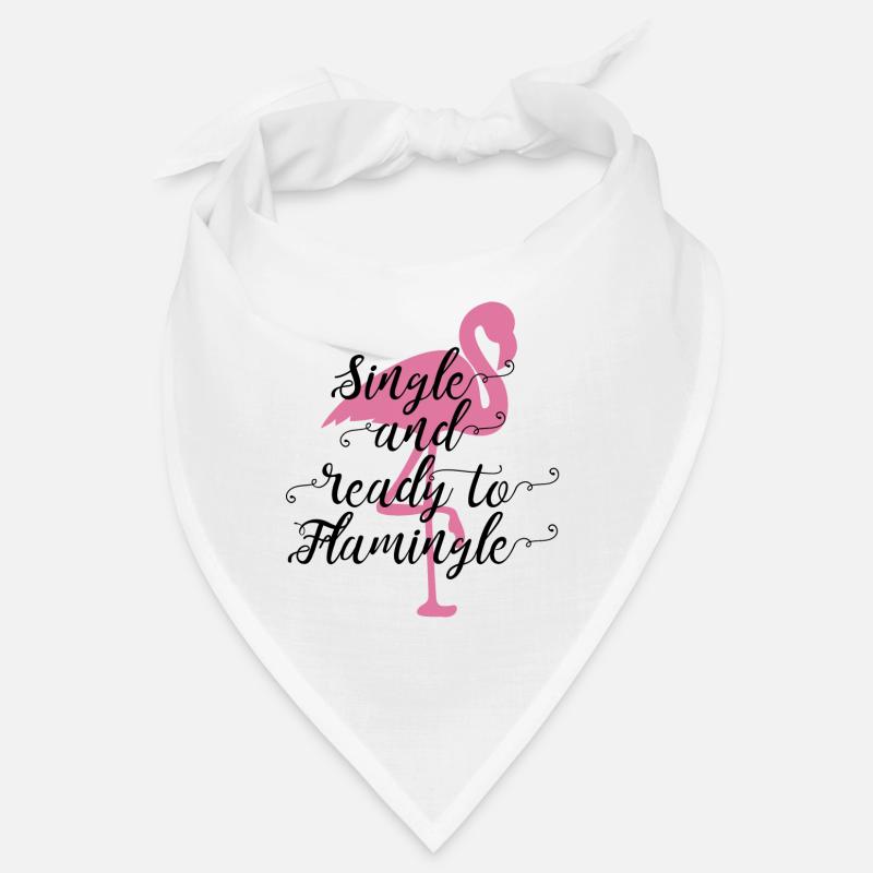 Flamingo Single Geschenk Spruch lustig pink Vogel Bandana
