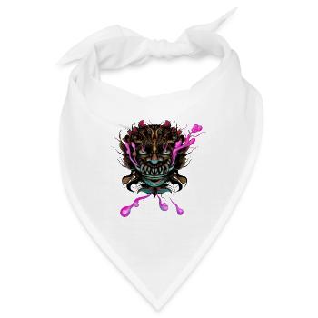 Dämon - Bandana - Weiß - Vorne