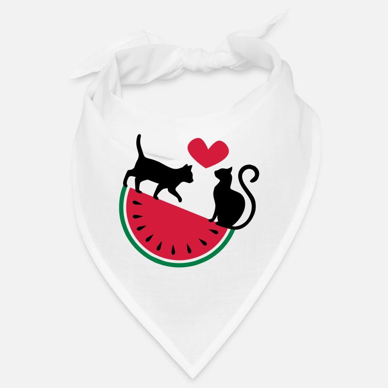Melon Cat Love Bandana