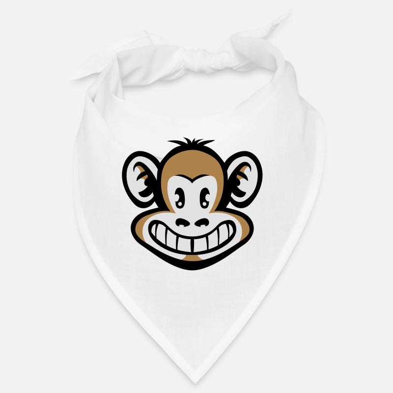 Tête de singe cartoon flex Bandana