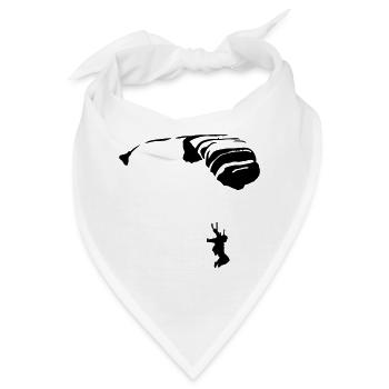 Fallschirm  - Bandana - Weiß - Vorne