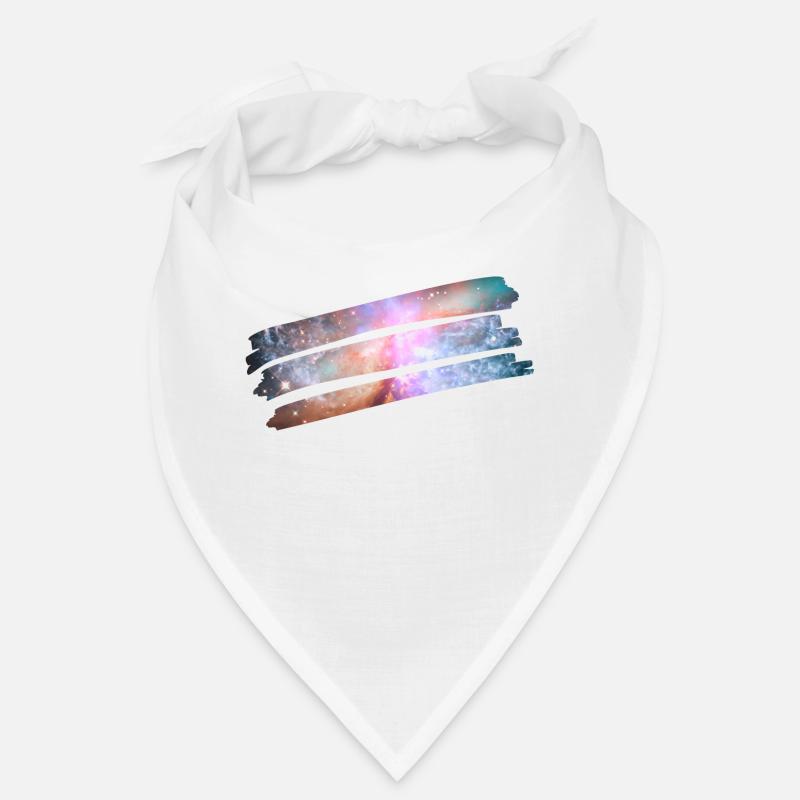 Cosmic Paint - Bandana - white