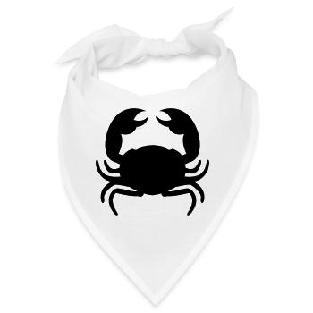 krabbe - Bandana - Weiß - Vorne
