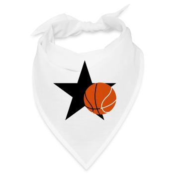 Basketball - Basket Ball - Game - Sport - Player - Bandana - Weiß - Vorne