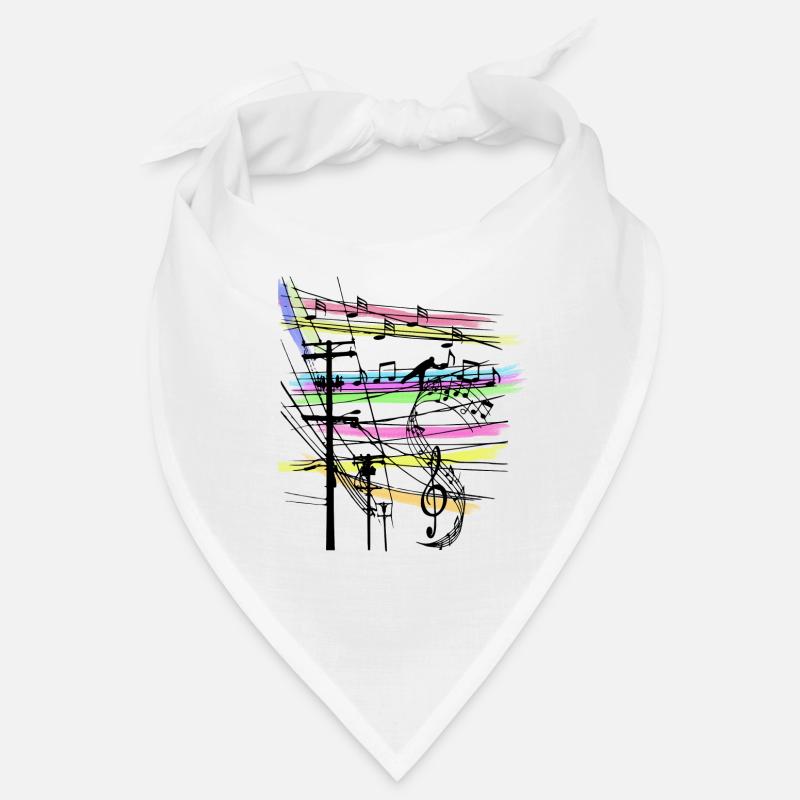 Music notes Bandana