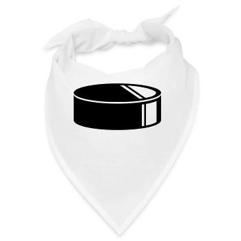 Puck Eishockey - Bandana - Weiß - Vorne