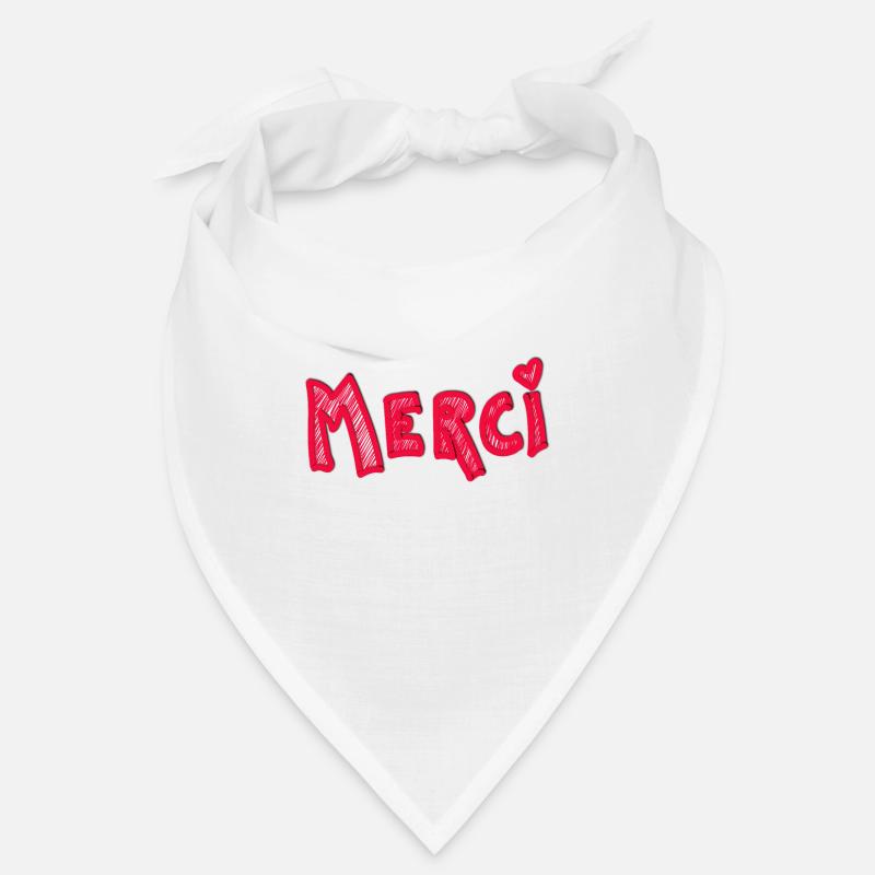 Danke Dankbarkeit rotes Herz Bandana
