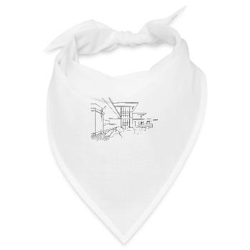 Architektur - Bandana - Weiß - Vorne