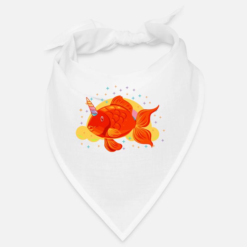 Goldfisch Einhorn Bandana