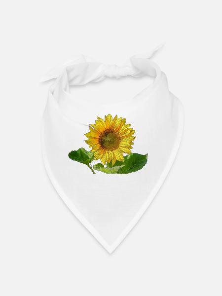 Sunflower - Bandana - white