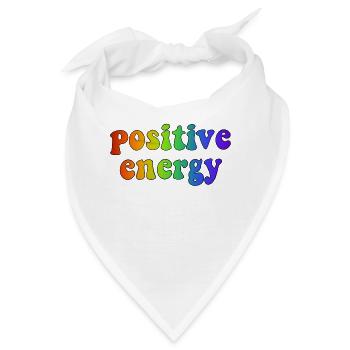 POSITIVE ENERGY - Bandana - Weiß - Vorne