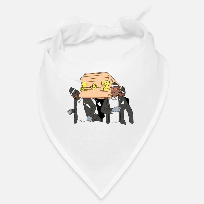 MEME COFFIN les gars de la danse funéraire - Bandana - blanc