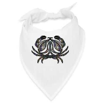 Krabbe - Bandana - Weiß - Vorne