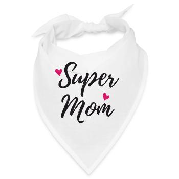 super Mutter - Bandana - Weiß - Vorne