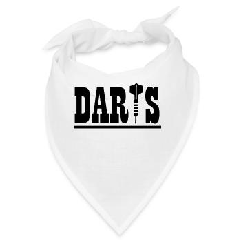 Darts Dart - Bandana - Weiß - Vorne