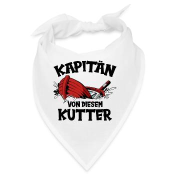 KAPITÄN KUTTER - Bandana - Weiß - Vorne