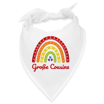 Große Cousine - Bandana - Weiß - Vorne